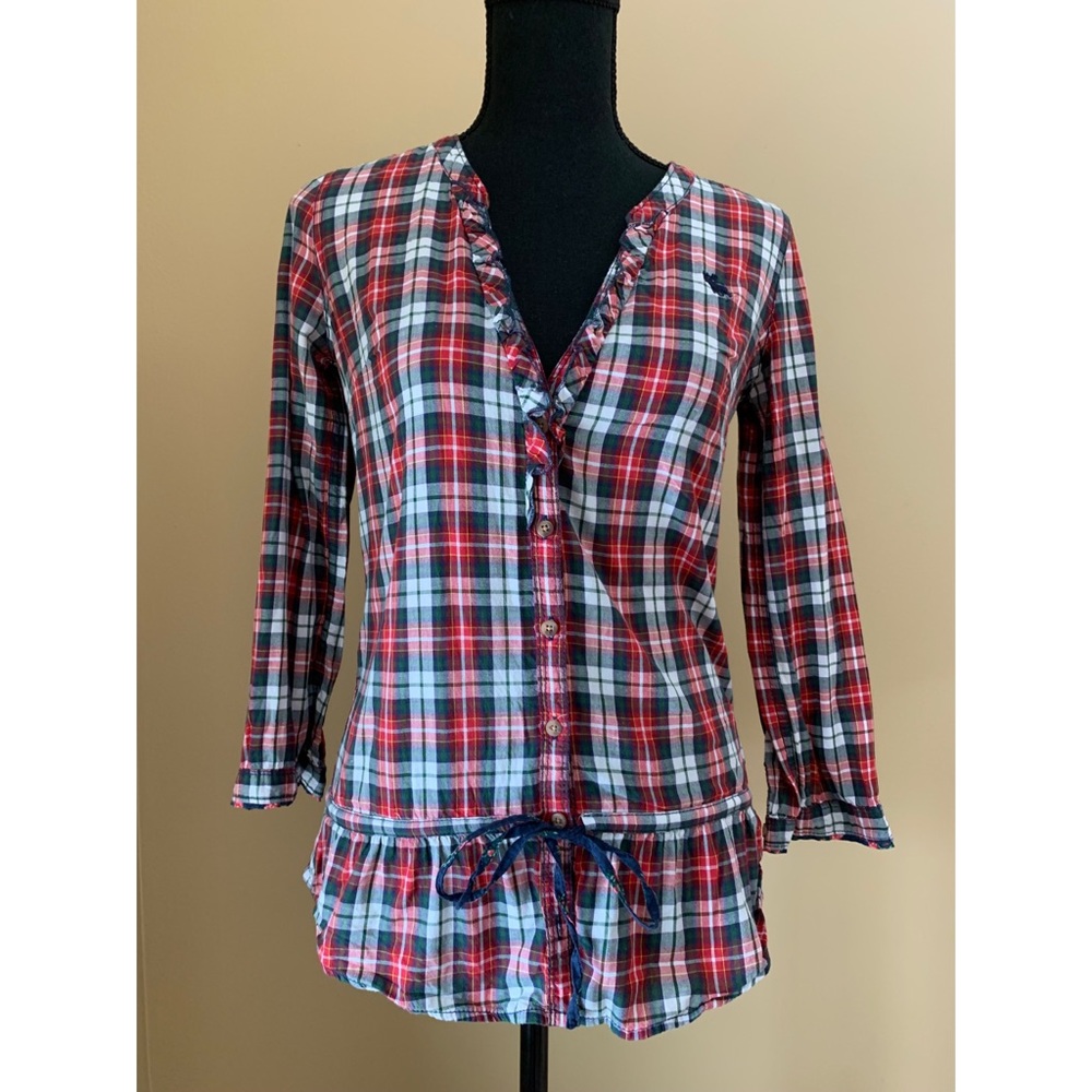 A&F Plaid Tunic